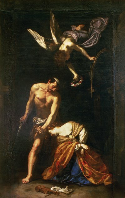 El martirio de Santa Cecilia de Orazio Riminaldi